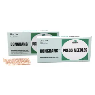Igły do ucha pinezki (press needles) koreańskie DONG BANG 100 szt.