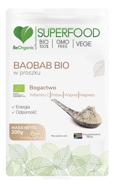 Baobab BIO w proszku 200g