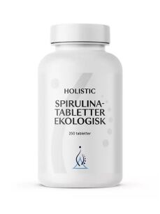 Holistic Spirulinatabletter Ekologiczna Spirulina w tabletkach organiczna Spirulina platensis 250 tabletek
